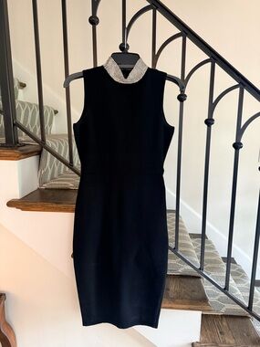 The ultimate LBD with Crystal Embellished Collar - Brand: Milly